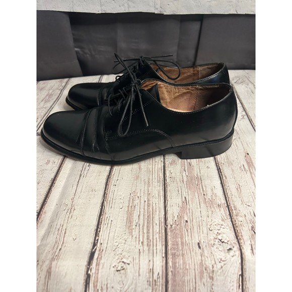 Men's Bostonian Oxford Leather First Flex Cap Toe SZ 9 - Picture 2 of 4